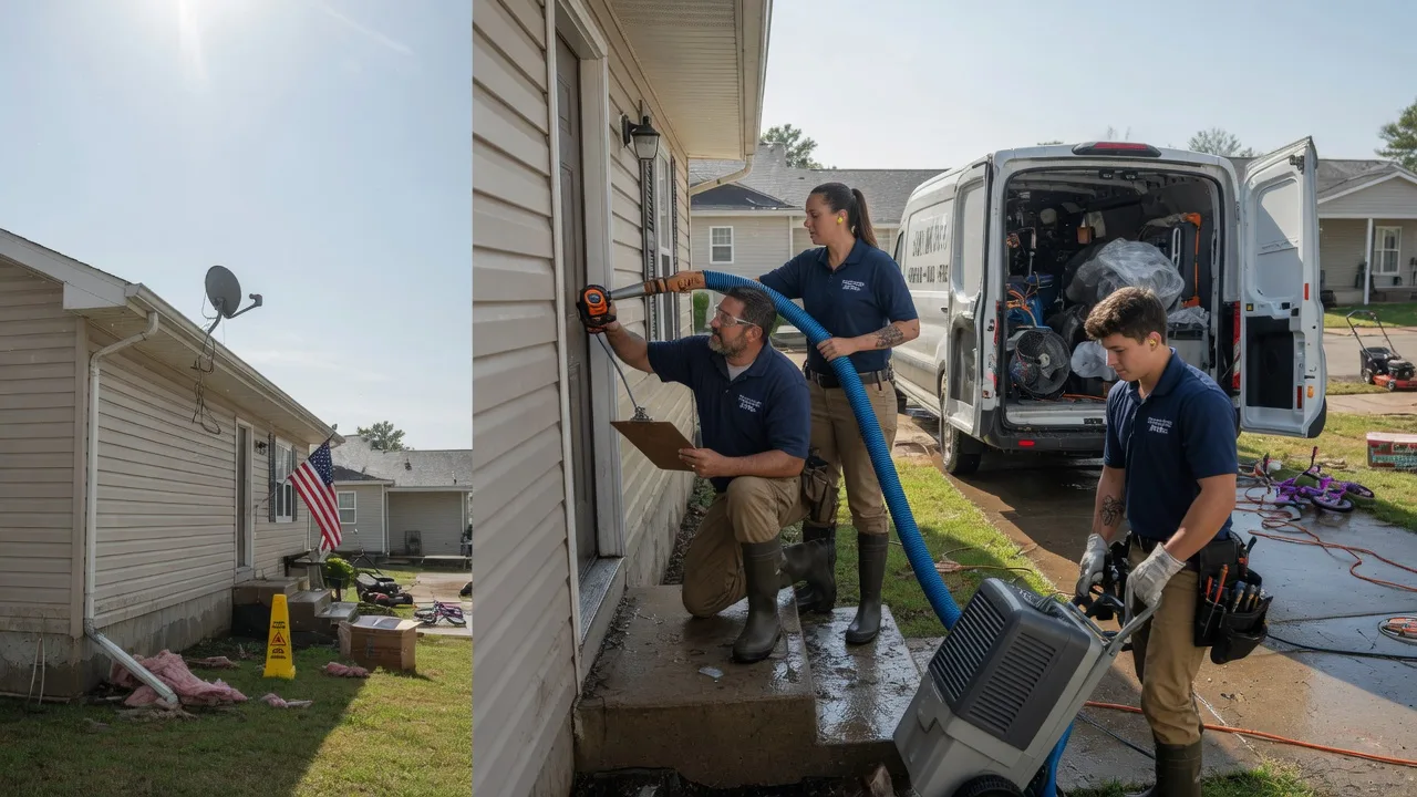 Ceiling Water Damage Restoration in Mount Vernon, OH near me